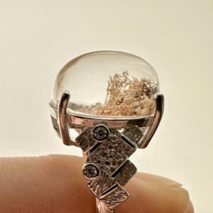 Garden Quartz Ring — Coral Bloom