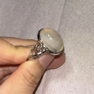 Garden Quartz Ring — Cloud Whisper